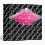 Fashion Binder Portfolio Diamonds Sweet 16 Pink