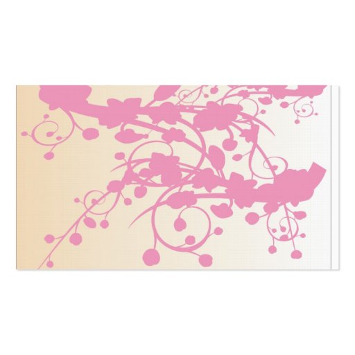 Fashion Boutique or Salon Business Card (back side)