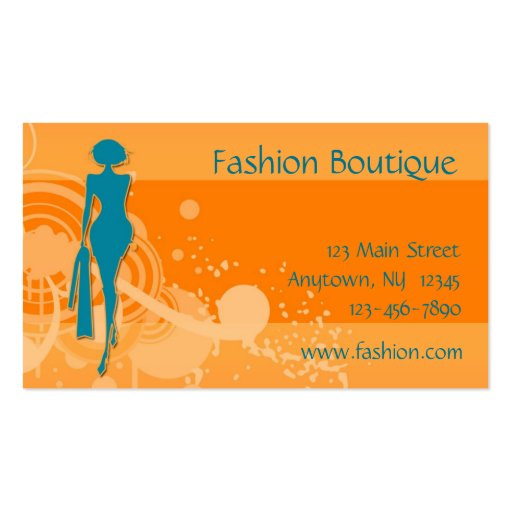 Fashion Business Card (front side)