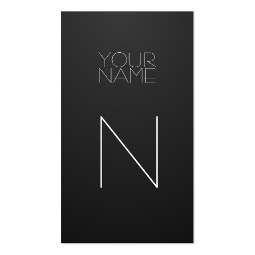 Fashion Business Card (front side)