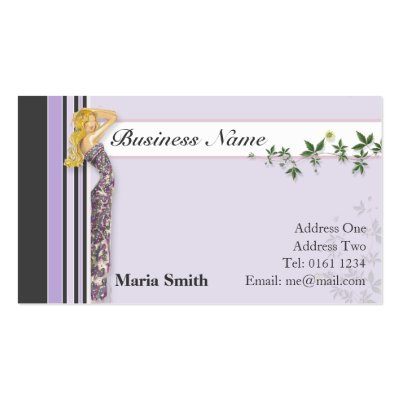 Fashion Business Card [blue] - Customized by Azzie27
