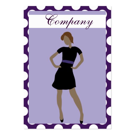 Fashion Business cards (front side)