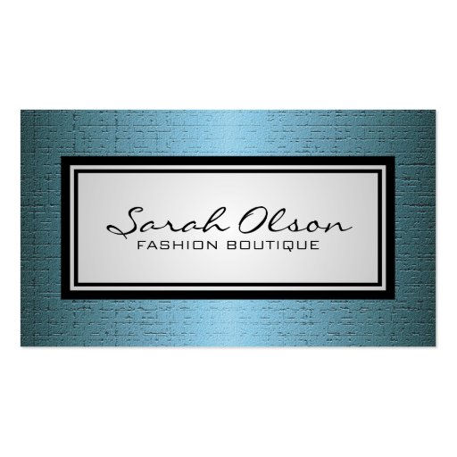 Fashion - Business Cards (front side)