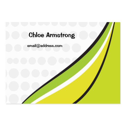 Fashion Businesscard ( Chubby ) Business Card Templates (back side)