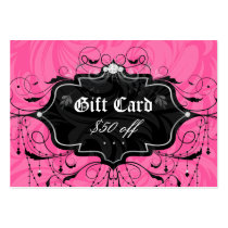 Fashion Chandelier Leaf Jewelry Gift Card Business Card