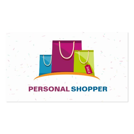 Fashion Consultant Personal Shopper Business Card (front side)