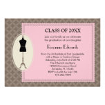 Fashion Design Graduation Invitation