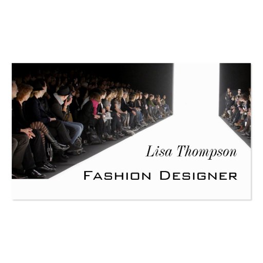 Fashion Designer Business Card (front side)