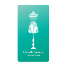 Fashion Designer Dressform Business Card