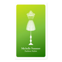 Fashion Designer Dressform Business Card