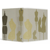 Fashion Designer Mannequin Chic binders