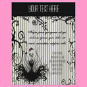 Fashion Diva Black and White Swirled Striped Flyer
