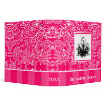 Fashion Diva Hot Pink Raspberry Binder by samack Fashion Diva Hot Pink Raspberry Binder