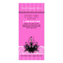 Fashion Diva Invitations, Flyers and Stickers rack cards