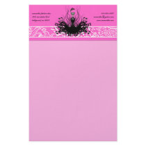 Fashion Diva Invitations, Flyers and Stickers stationery