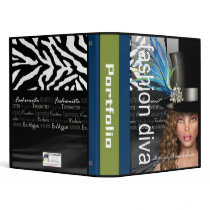 Fashion Diva "Sierra" designer binder portfolio