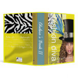 Fashion Diva "Sierra" - Top Hat & Tails (gold) binders