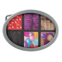 Fashion Fabric Designer Oval Belt Buckle