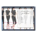 Fashion Forward Girl Time Invitations