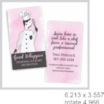 fashion girl chic chef business card business cards by chefcateringbizcards fashion girl chic chef business card business cards