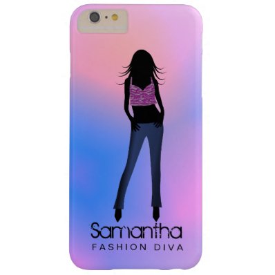 Fashion Girl Diva Blue Jeans iPhone 6 6S Plus Case