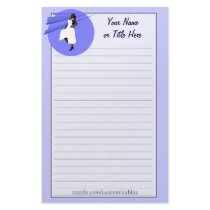 Fashion Girl Stationery by Customizables Fashion Girl Stationery