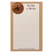 Fashion Girl Stationery by Customizables Fashion Girl Stationery