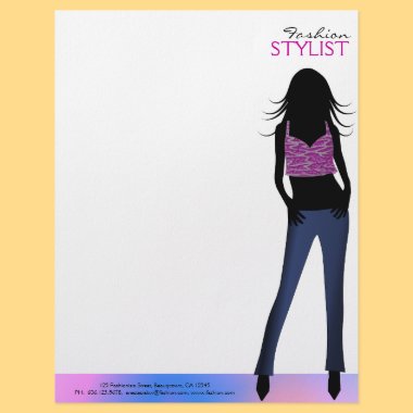 Unique Professional Office Custom Stationery Letterhead  Templates