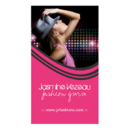 Fashion Guru Business Cards profilecard
