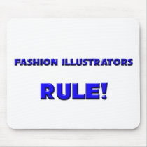 Fashion Illustrators Rule! mousepads