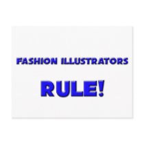 Fashion Illustrators Rule! postcards