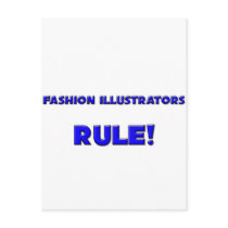 Fashion Illustrators Rule! postcards