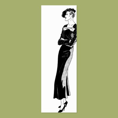 Fashion in Black and White Business Cards Zazzle_profilecard