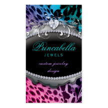 Fashion Jewelry Business Card Retro Leopard PPB