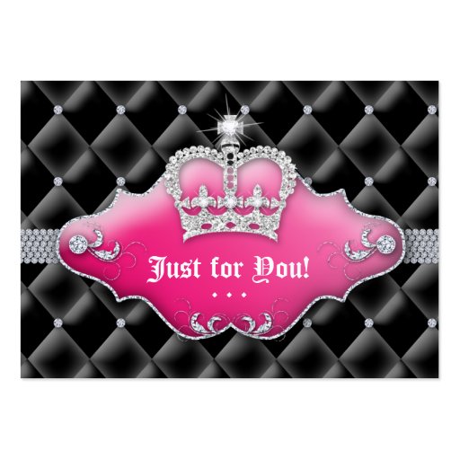 Fashion Jewelry Gift Certificate Tufted Satin Blac Business Card Template