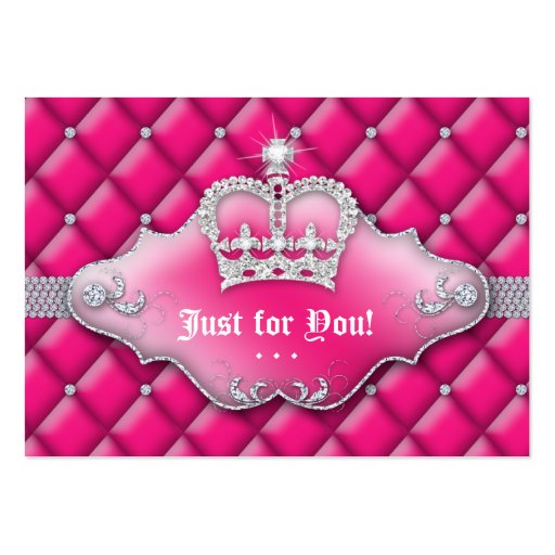 Fashion Jewelry Gift Certificate Tufted Satin Pink Business Card Templates