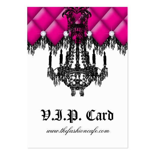 fashion_jewelry_vip_club_card_tufted_leather_pink_business_card ...