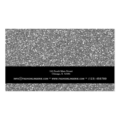 Fashion Lingerie Business Cards (back side)