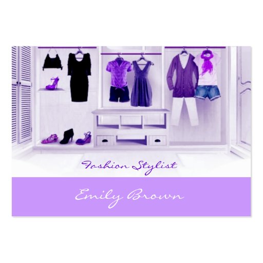 Fashion Mode Stylist Business Card Zazzle