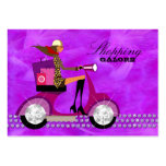 Fashion Personal Shopper Jewelry Feathers Violet Business Card