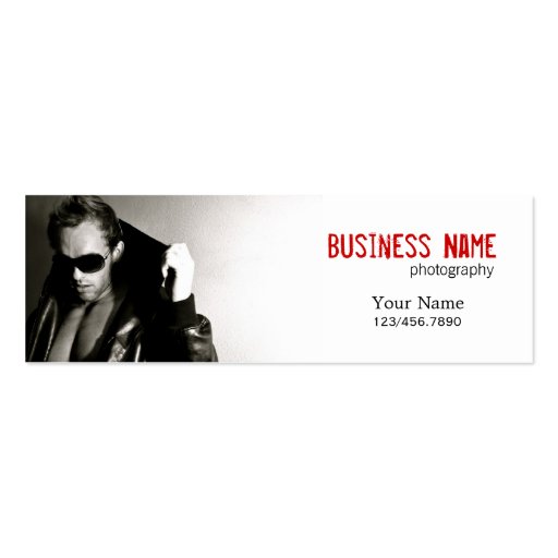 Fashion/Photography Business Card (front side)