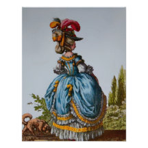 Fashion Plate 18th Century ~  Invitations