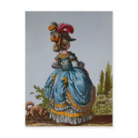Fashion Plate 18th Century ~ Postcard Invitations