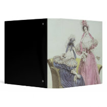 Fashion plate, 'Le Follet Courrier Salons 3 Ring Binder