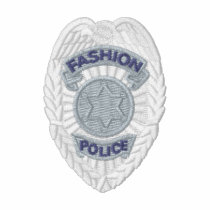 Fashion Police Badge embroidered shirts by silly_strings Fashion Police Badge embroidered shirts