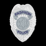 Fashion Police Badge Embroidered Polo Shirt