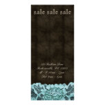 Fashion Rack Card Lingerie Lace Blue Brown Leather