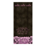 Fashion Rack Card Lingerie Lace Pink Brown Leather