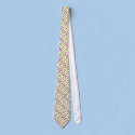 Fashion Red Snow Pattern Holiday Tie