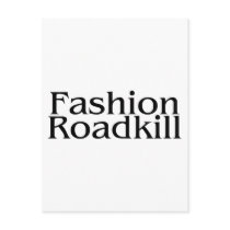 Fashion Roadkill Postcard
